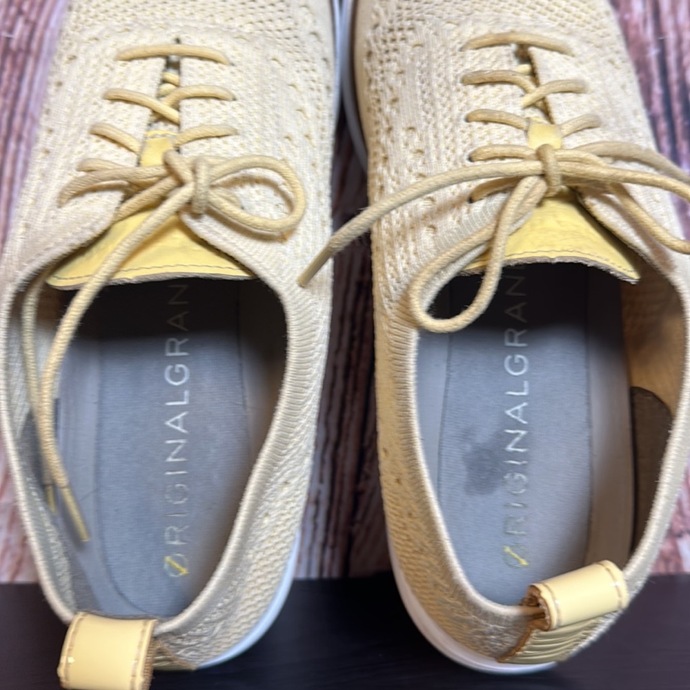 Cole Haan Grand OS Original Grand Knit Wing Tip Oxfords Womens Sz 9.5B - Picture 6 of 10